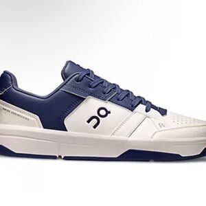 On Cloud Roger’s Clubhouse Sneakers, Navy and White, 11.5M, NWT.
